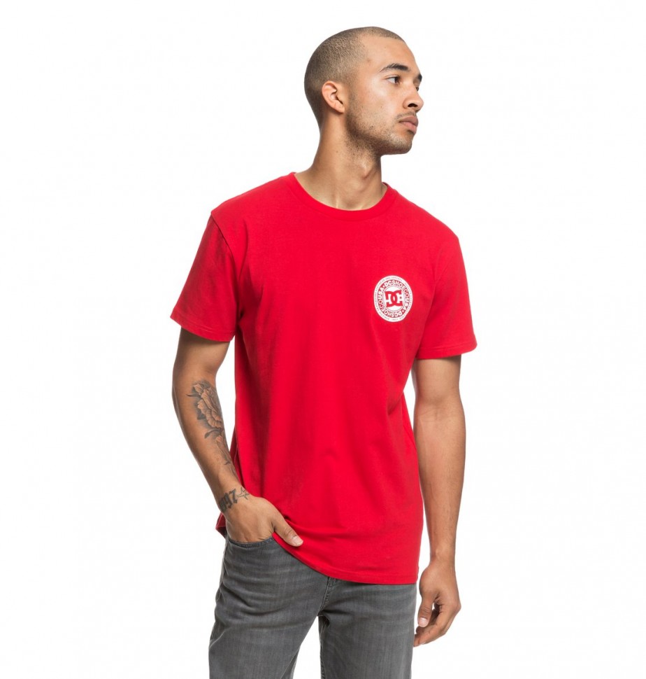 Футболка DC SHOES Circle Star Fb M Tango Red