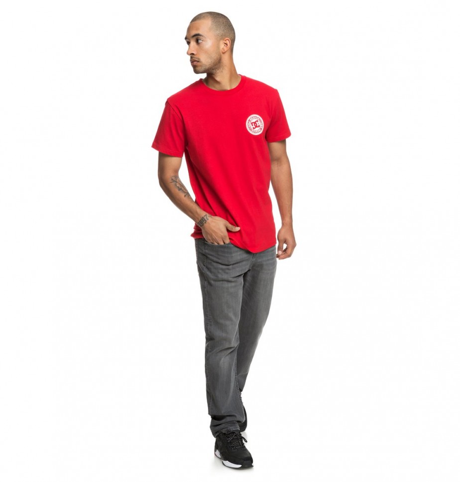 Футболка DC SHOES Circle Star Fb M Tango Red фото 4