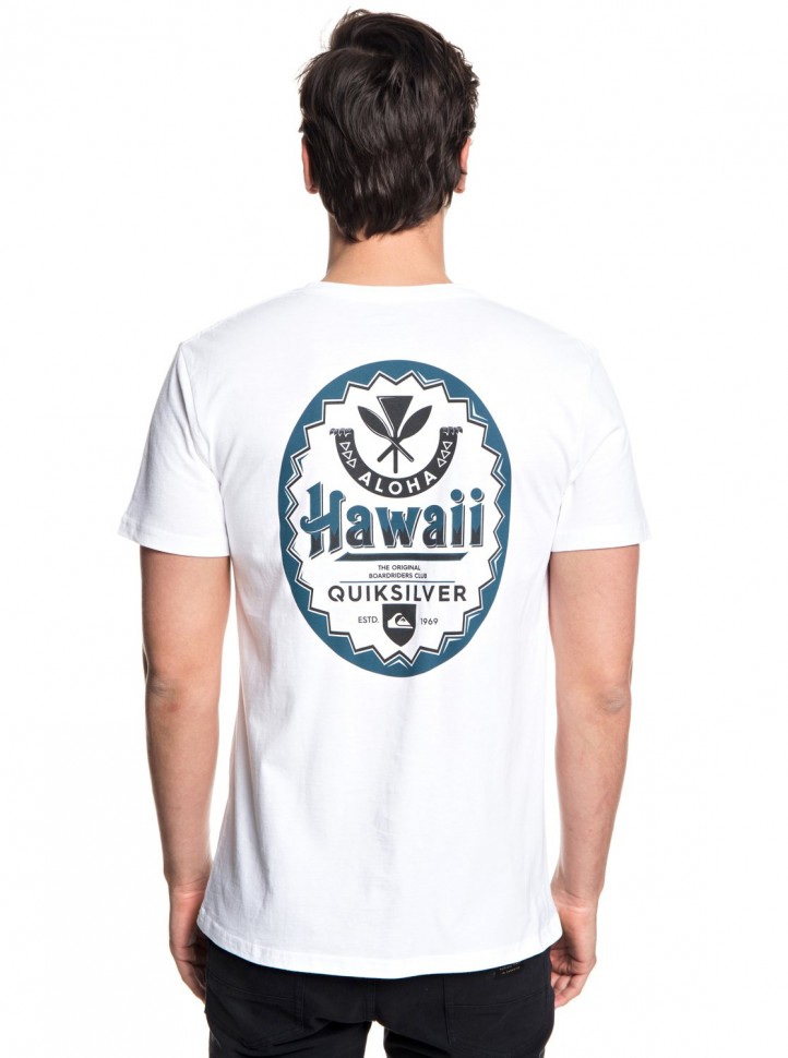 Футболка QUIKSILVER Hibeertee M White фото 3