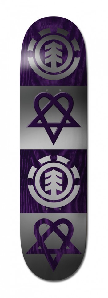 Дека для скейтборда ELEMENT Bam Heartagram Quad