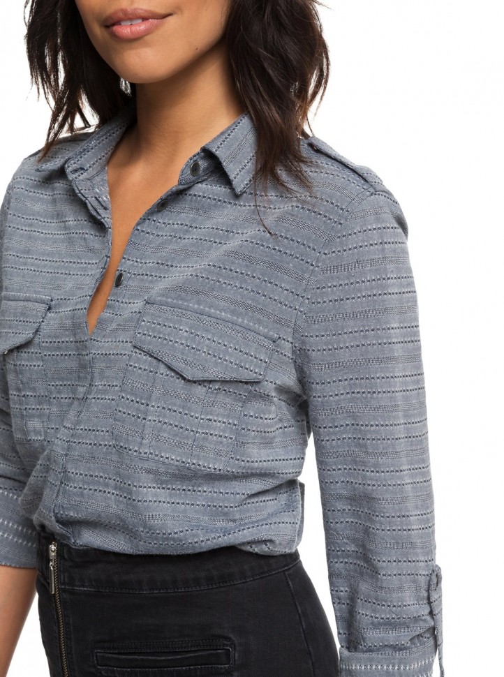Блузка ROXY Militaryinflust J Dress Blues фото 3