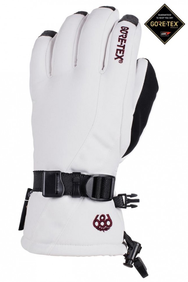 фото Перчатки для сноуборда женские 686 wms gore-tex linear glove white