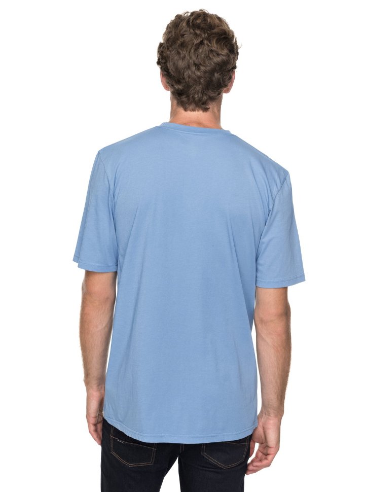 Футболка мужская QUIKSILVER Gmtdyecosmichea M Silver Lake Blue фото 3