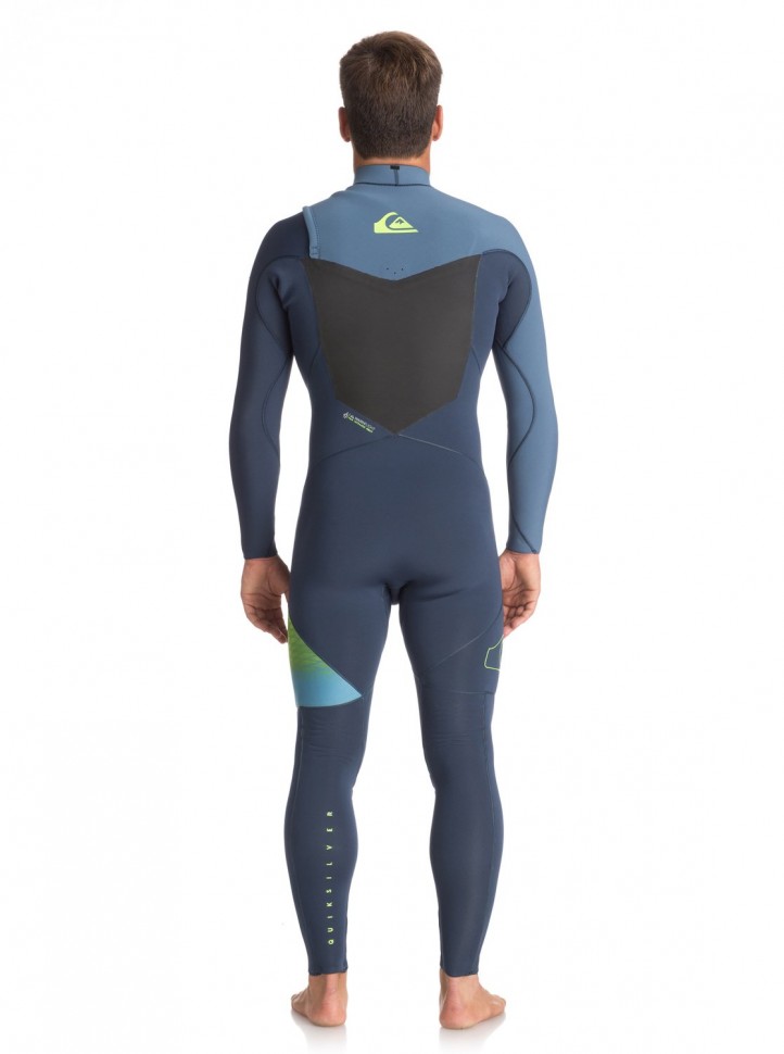 Гидрокостюм мужской QUIKSILVER 32 Hl+ Slate/ Pewter/ Safety Yellow фото 2