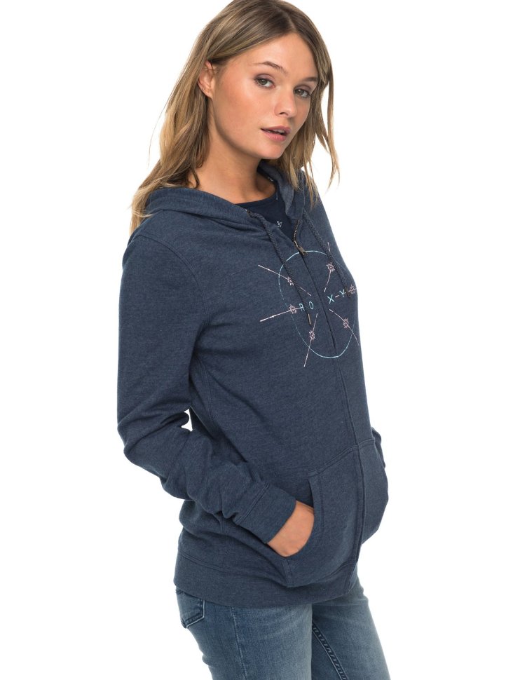 Кардиган женский ROXY Fullofjoyzip J Dress Blues Heather фото 2