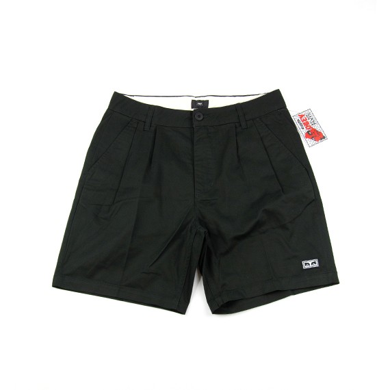 Шорты мужские OBEY Fubar Pleated Short Black
