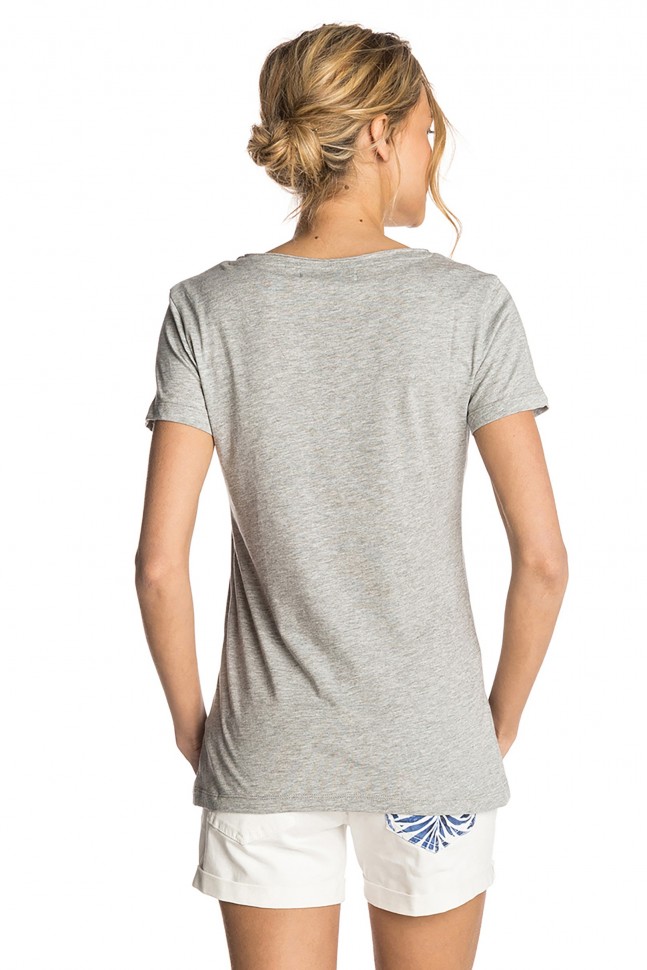 Футболка RIP CURL Hibiscus Beach Tee Cement Marle фото 2