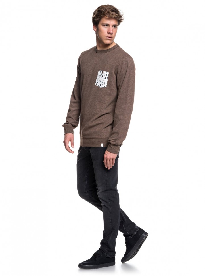 Джемпер QUIKSILVER Takaoman M Chocolate Brown Heather фото 2