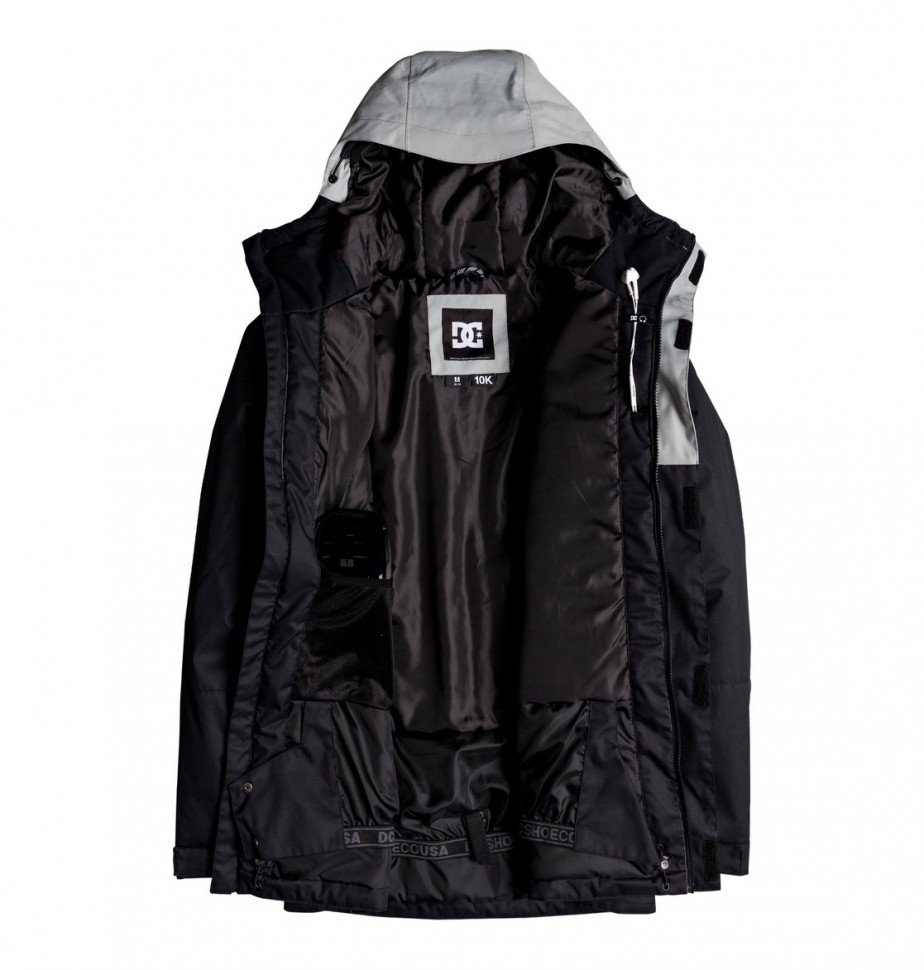 Куртка для сноуборда мужская DC SHOES Defy M Black фото 3