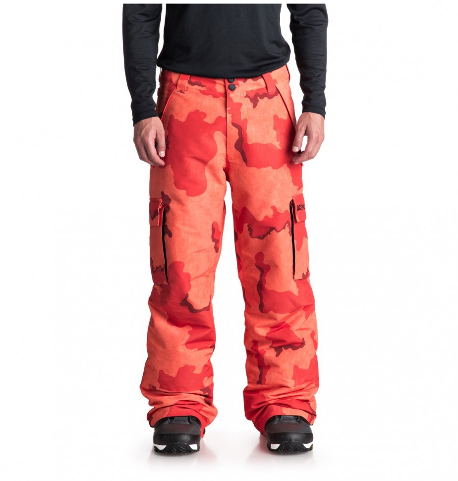 Штаны для сноуборда мужские DC SHOES Banshee Pnt M Red Orange Dcu Camo Men