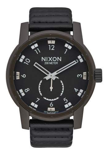 Часы NIXON Patriot Leather A/S Bronze/Black