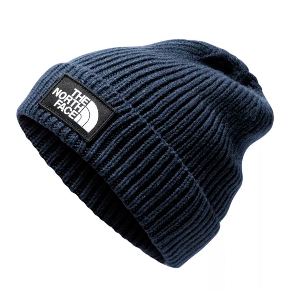 Шапка THE NORTH FACE Tnf Logo Box Cuff Beanie Urban Navy фото 2