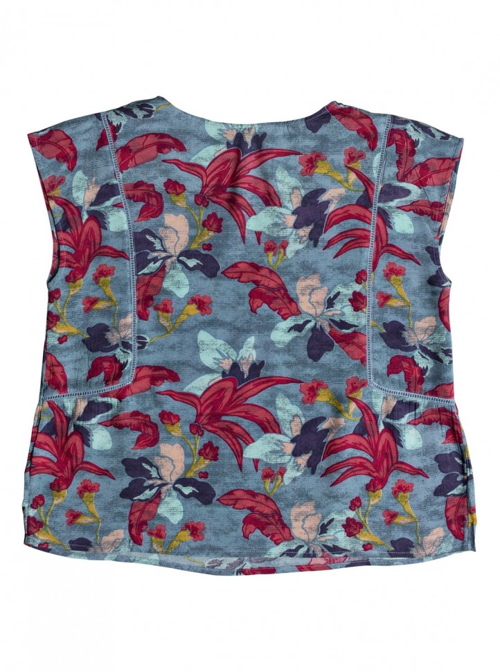 Блузка женская ROXY Shd Skyandtoppr J Blue Shadow Ashbury Floral фото 2