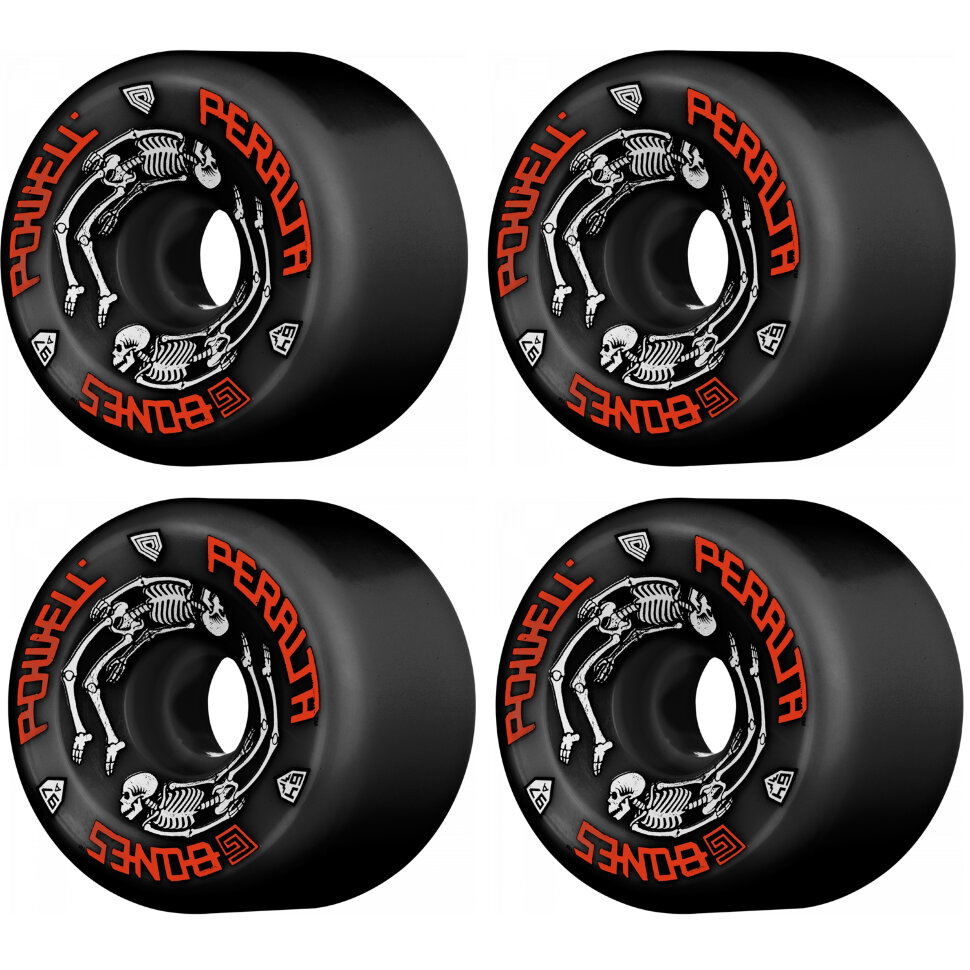 Колеса для скейтборда для cкейтборда POWELL PERALTA G-Bones Black 64 мм 97A 2020 фото 2