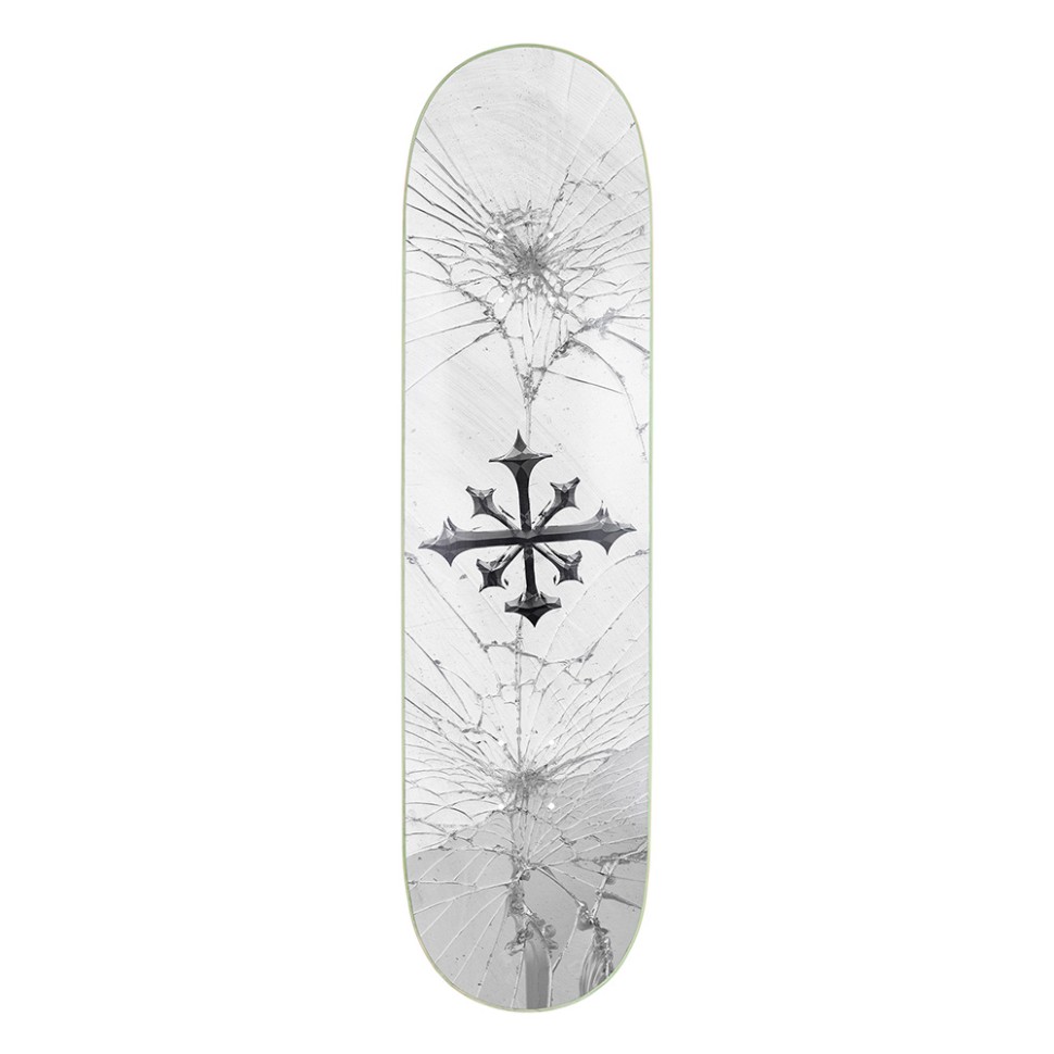 фото Дека для скейтборда disorder skateboards shattered deck white\black 8.25 дюйм