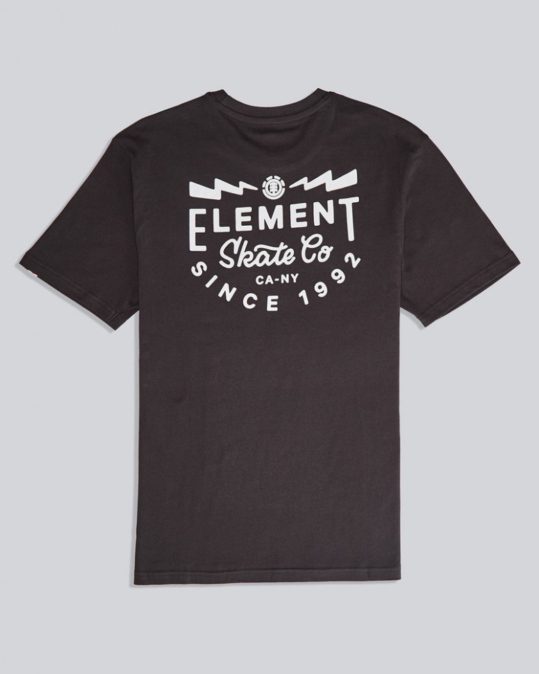 Футболка мужская ELEMENT Zap Ss Tee Ftm Off Black фото 5