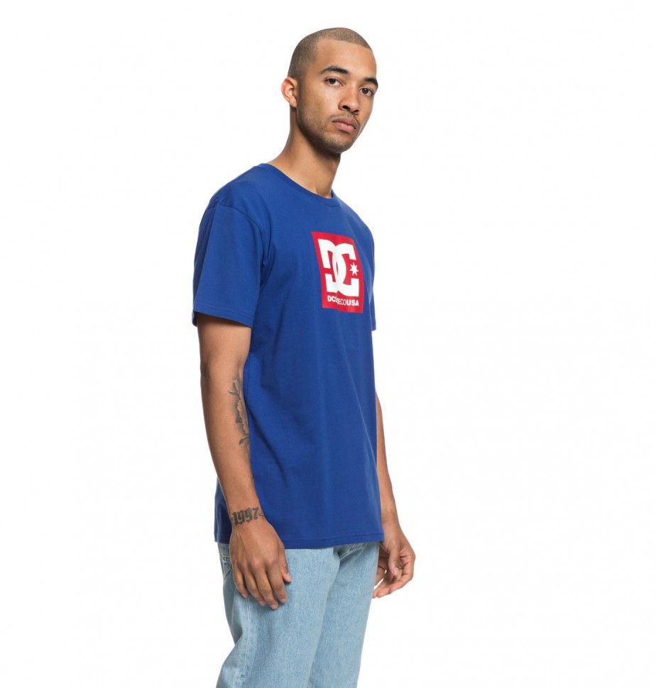 Футболка DC SHOES Square Star Ss M Sodalite Blue фото 2