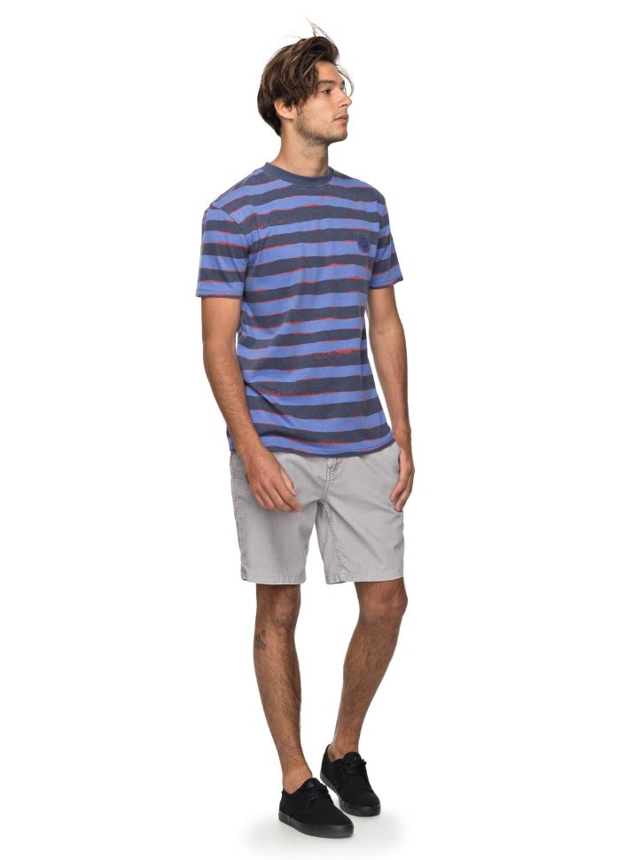 Футболка мужская QUIKSILVER Ssallprintmadwa M Vintage Indigo Mad Wax Stripes фото 3