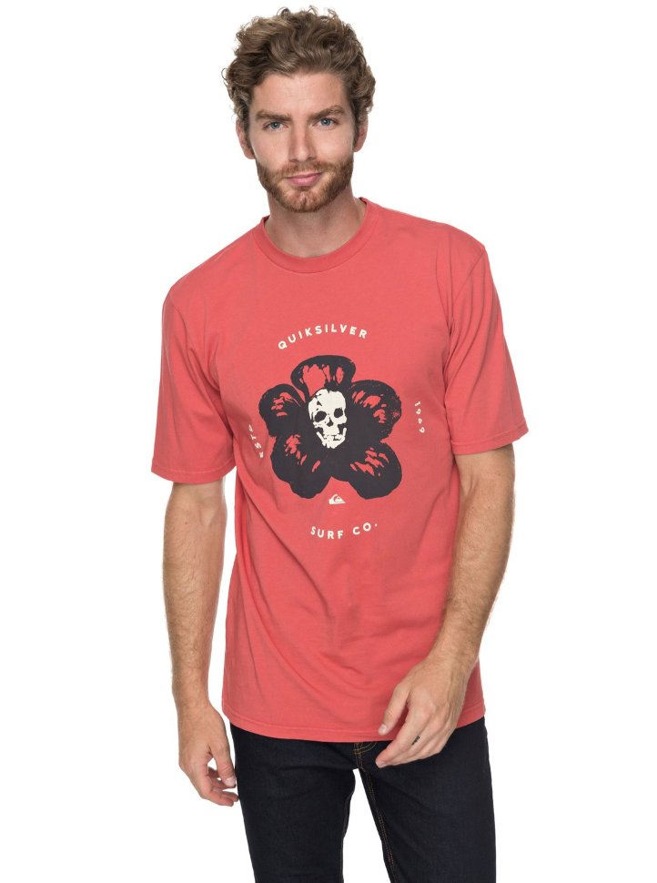 Футболка мужская QUIKSILVER Gmtdyecosmichea M Baked Apple