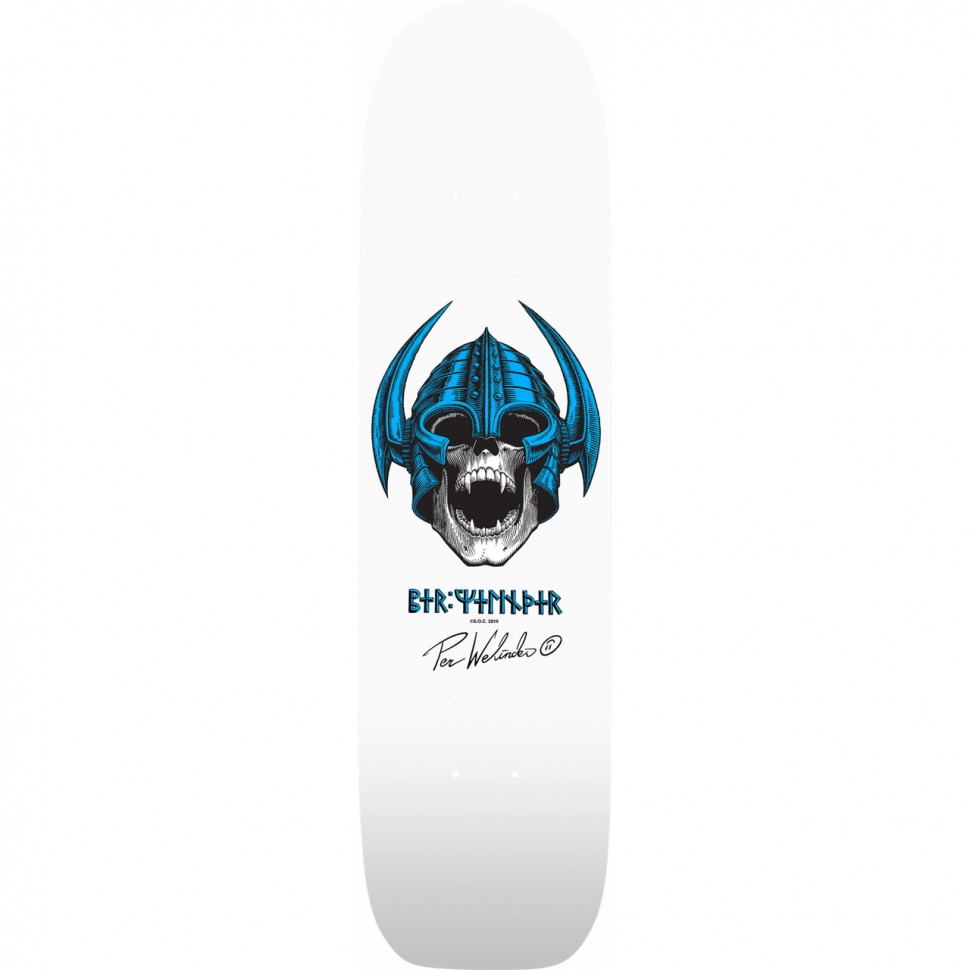 Дека для скейтборда POWELL PERALTA O.G. Welinder Freestyle White 7.25 дюйм