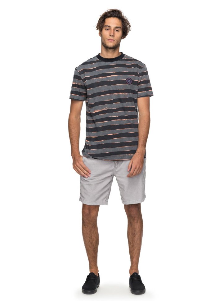Футболка мужская QUIKSILVER Ssallprintmadwa M Black Mad Max Stripes фото 2