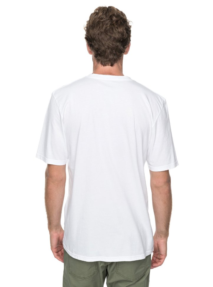 Футболка мужская QUIKSILVER Gmtdyecosmichea M White фото 3