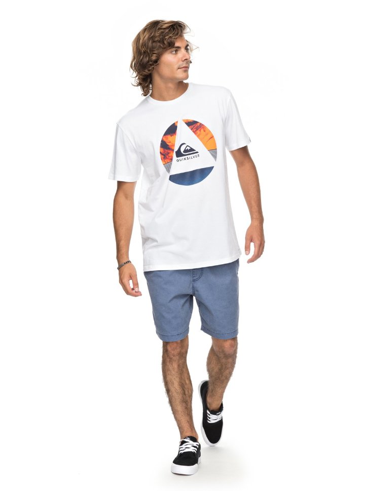 Футболка мужская QUIKSILVER Ssclafluidt M White фото 2