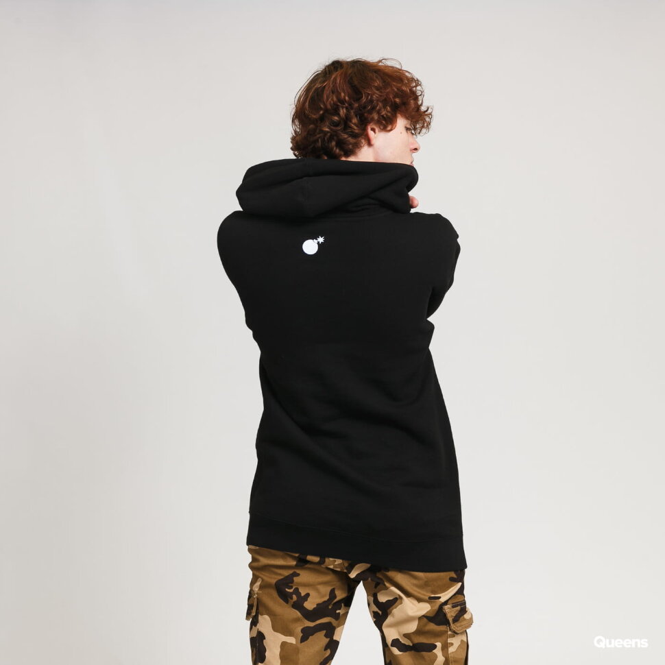 фото Толстовка с капюшоном the hundreds forever bar logo pullover black 2022