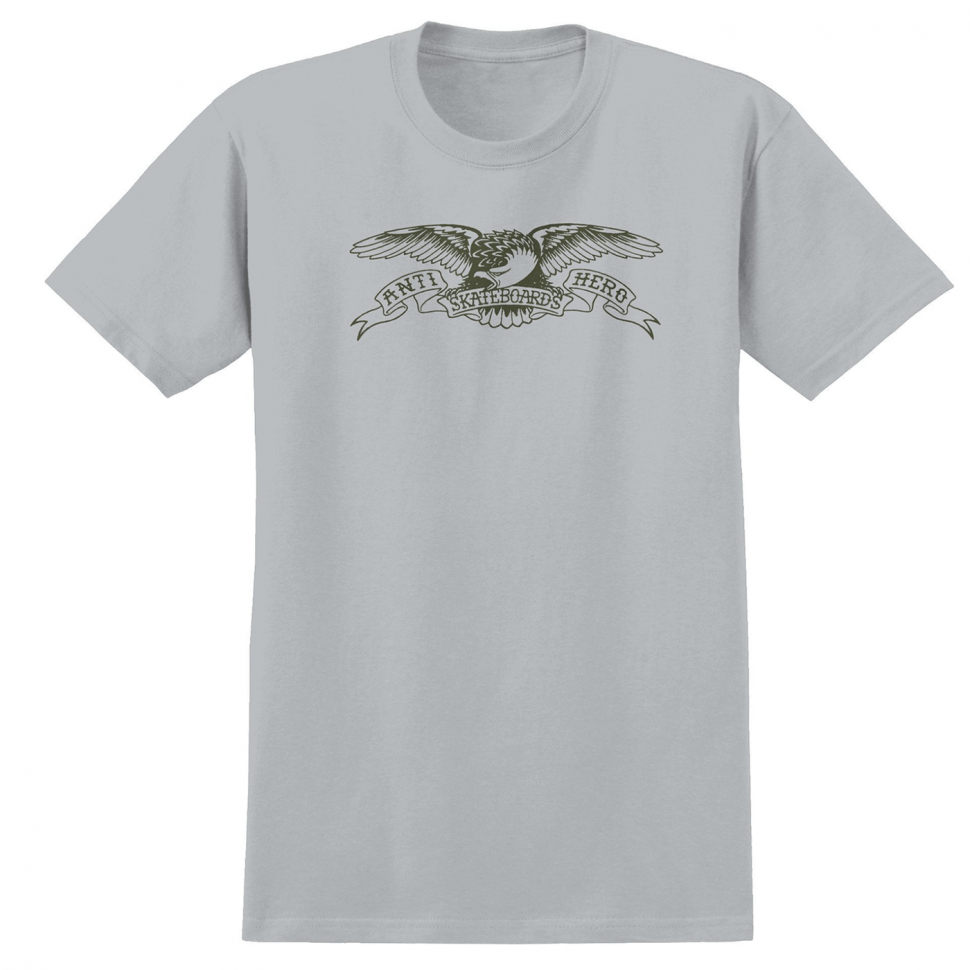 Футболка ANTI-HERO Ah S/S Basic Eagle Silver/Grey