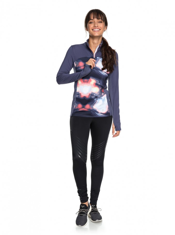 Джемпер ROXY Snow Piercer Ls J Coral Cloud Dusk Swirl фото 3