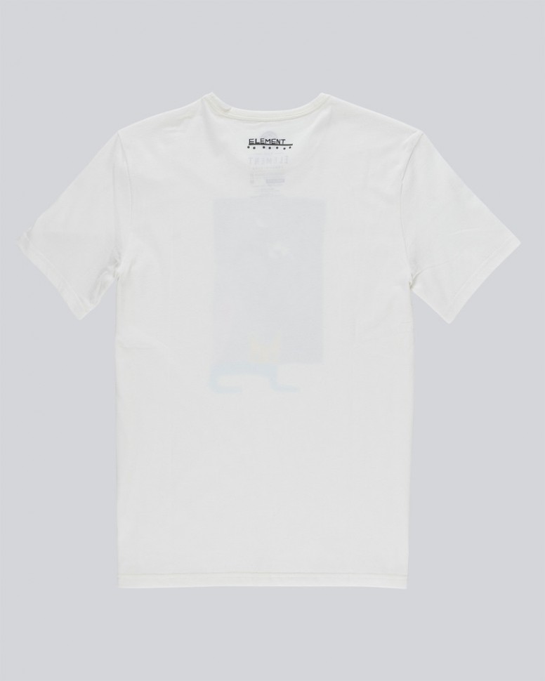 Футболка мужская ELEMENT Jaakko Cat Ss Off White фото 2