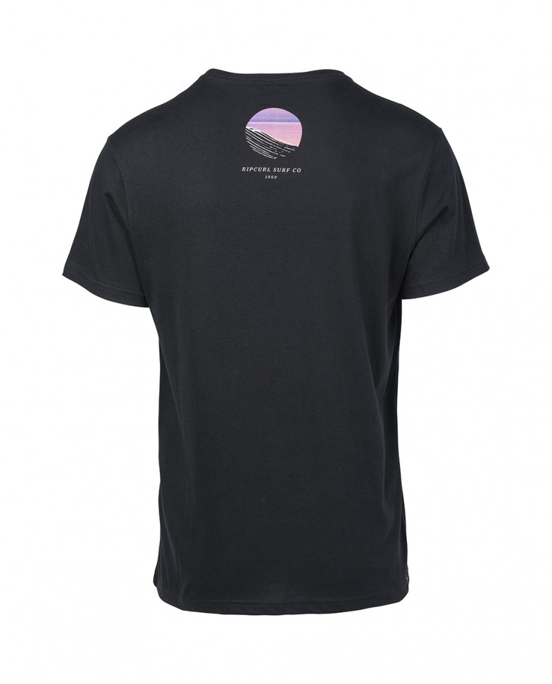 Футболка RIP CURL Pastel Curves Ss Tee Black фото 2
