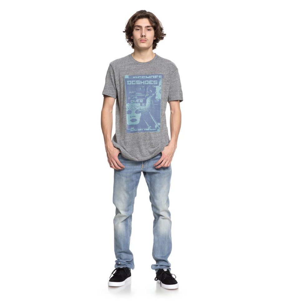 Джинсы мужские DC SHOES Worker Slim Slb M Light Indigo Bleach фото 3