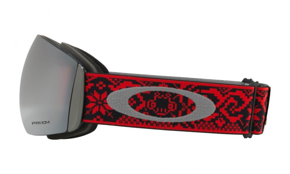 Маска горнолыжная OAKLEY FLight Deck Shred Bots Iron Rose/Prizm Black Iridium фото 4