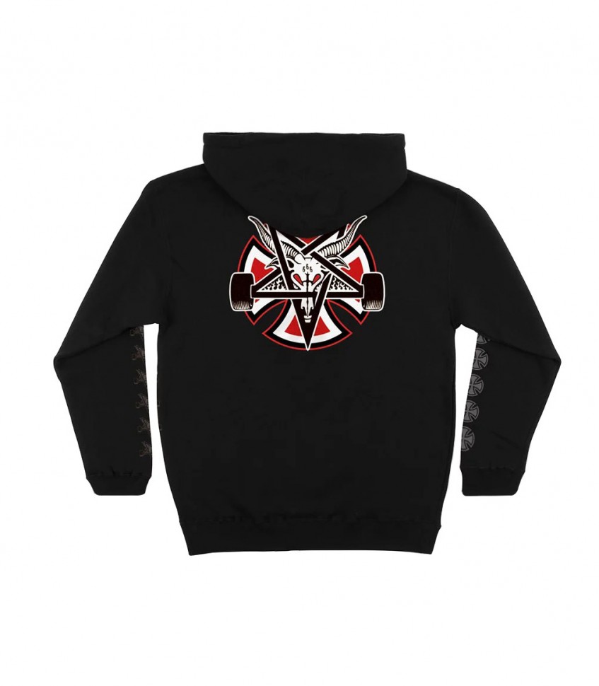 Independent x thrasher pentagram black hoodie shop