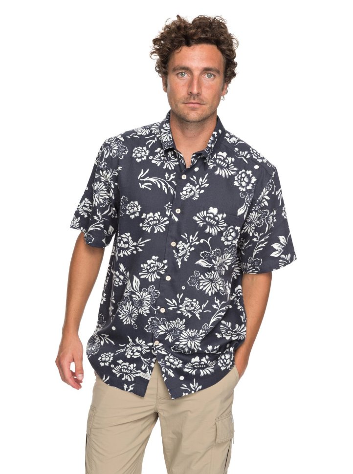 Рубашка мужская QUIKSILVER Omfloral M Dark Shadow Omfloral