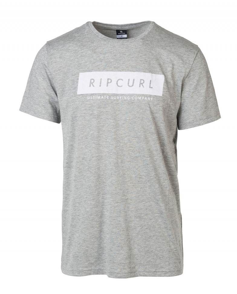 Футболка RIP CURL Undertow Logo Tee Cement Marle