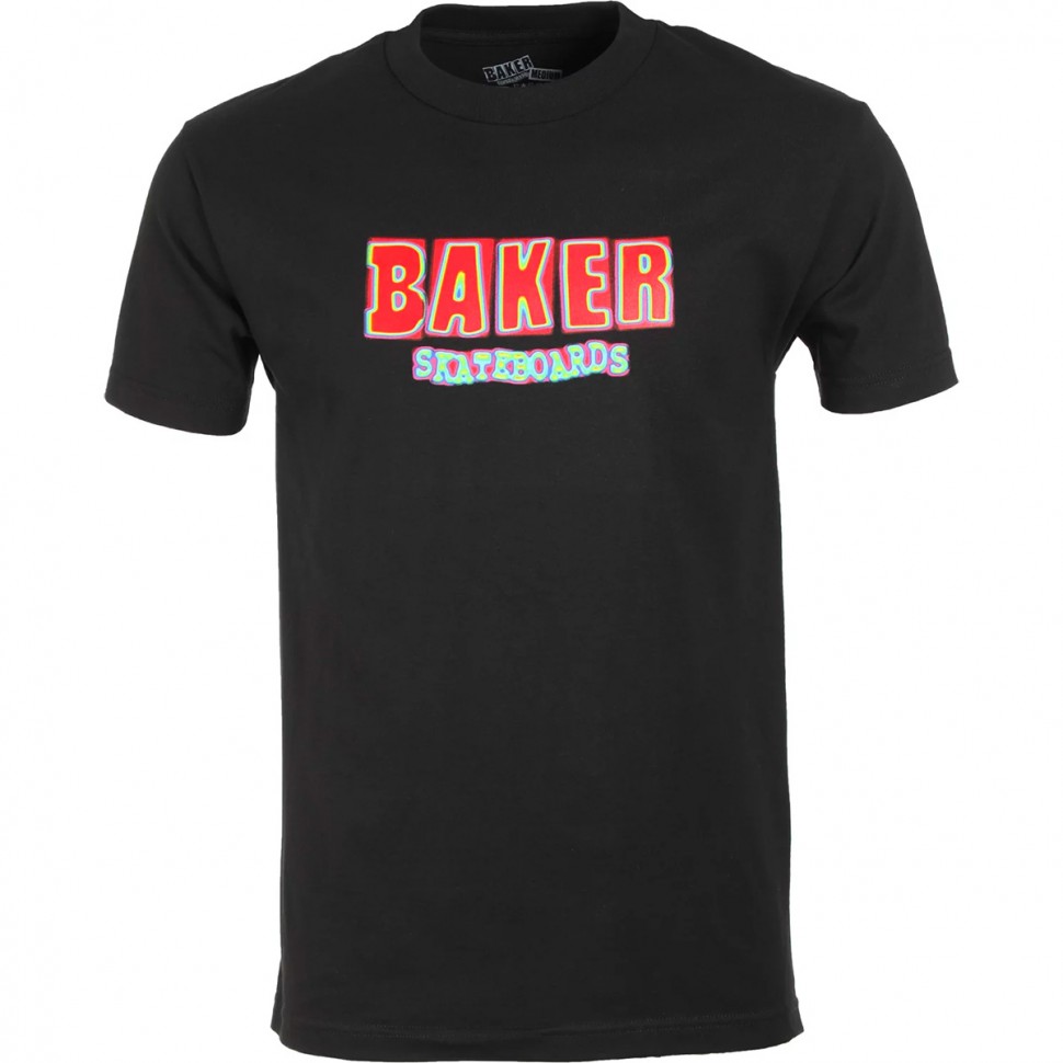 Футболка BAKER Brand Logo Infared Blk Tee Black