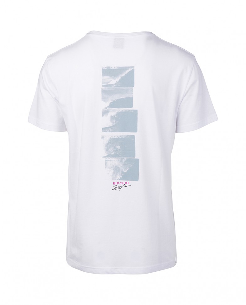 Футболка RIP CURL Sea Scene Ss Tee Optical White фото 2