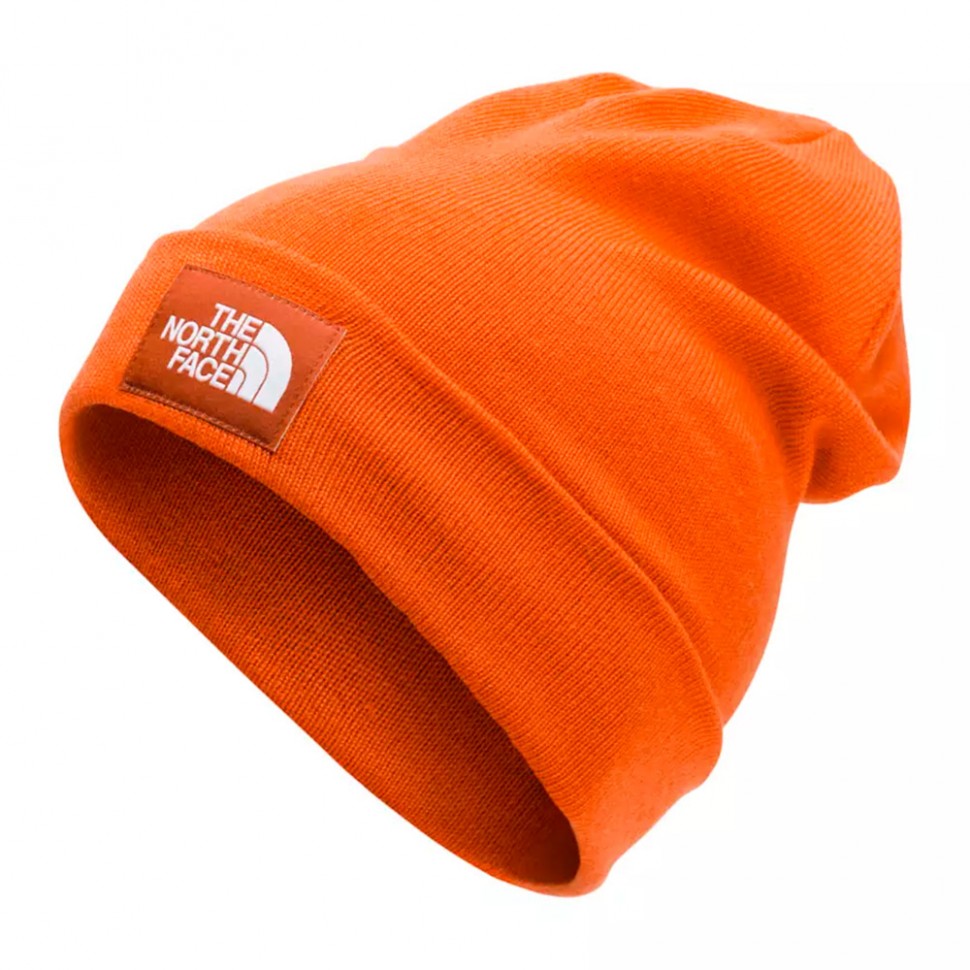 Шапка THE NORTH FACE Dock Worker Recycled Beanie Papaya orange/Picante red