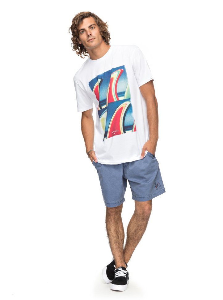 Футболка мужская QUIKSILVER Ssclafinfanatic M White фото 2