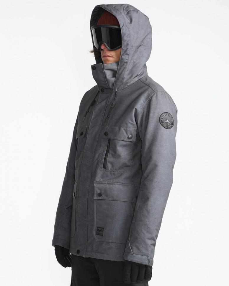 Куртка для сноуборда мужская BILLABONG Craftman Asphalt фото 3