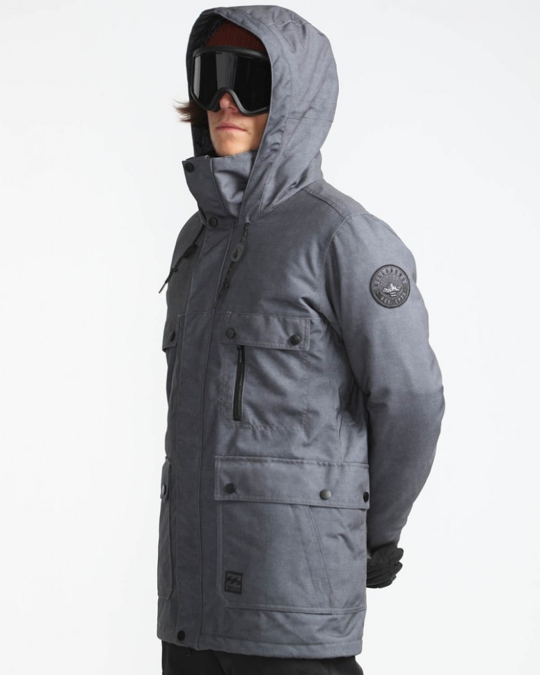 Куртка для сноуборда мужская BILLABONG Craftman Asphalt фото 2