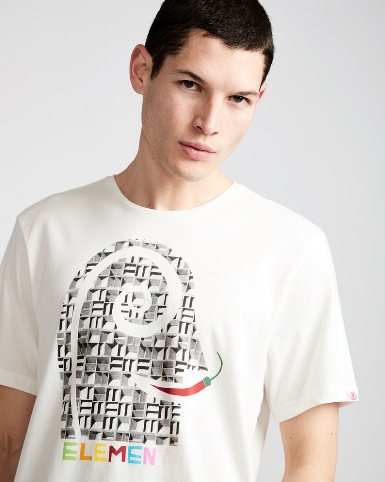 Футболка мужская ELEMENT Pimiento Ss Off White фото 2