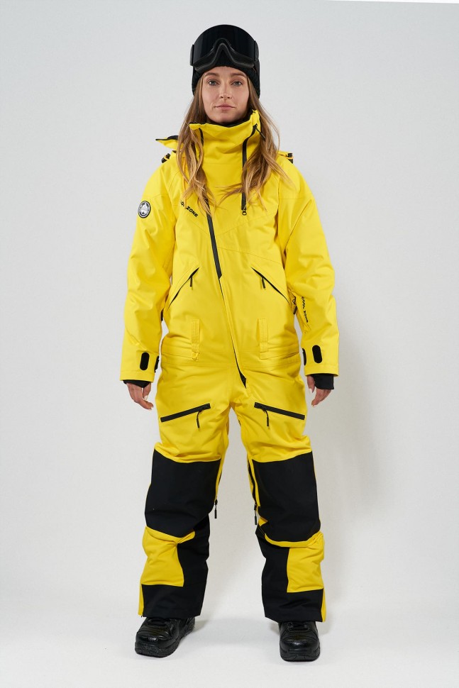 фото Комбинезон для сноуборда женский cool zone kite желтый