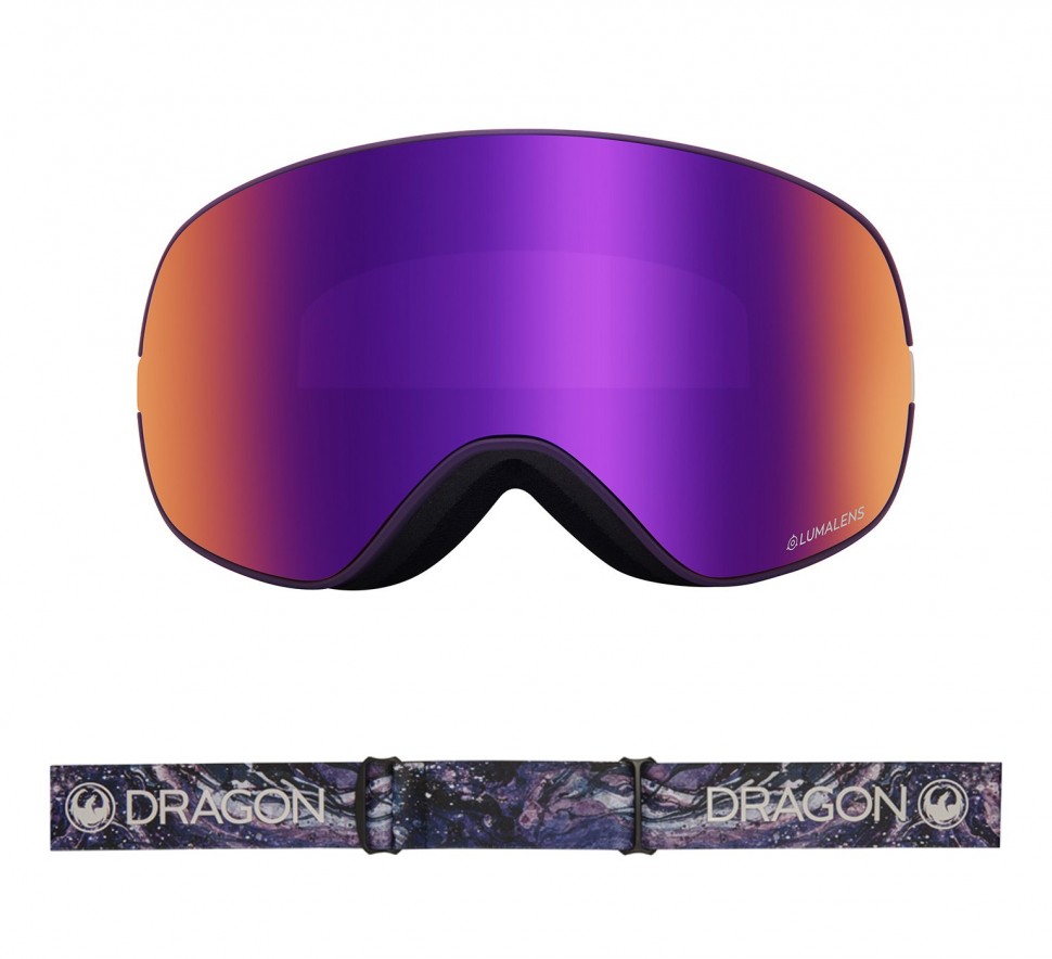 фото Маска горнолыжная dragon x2s lavender/ll purple ion + ll amber