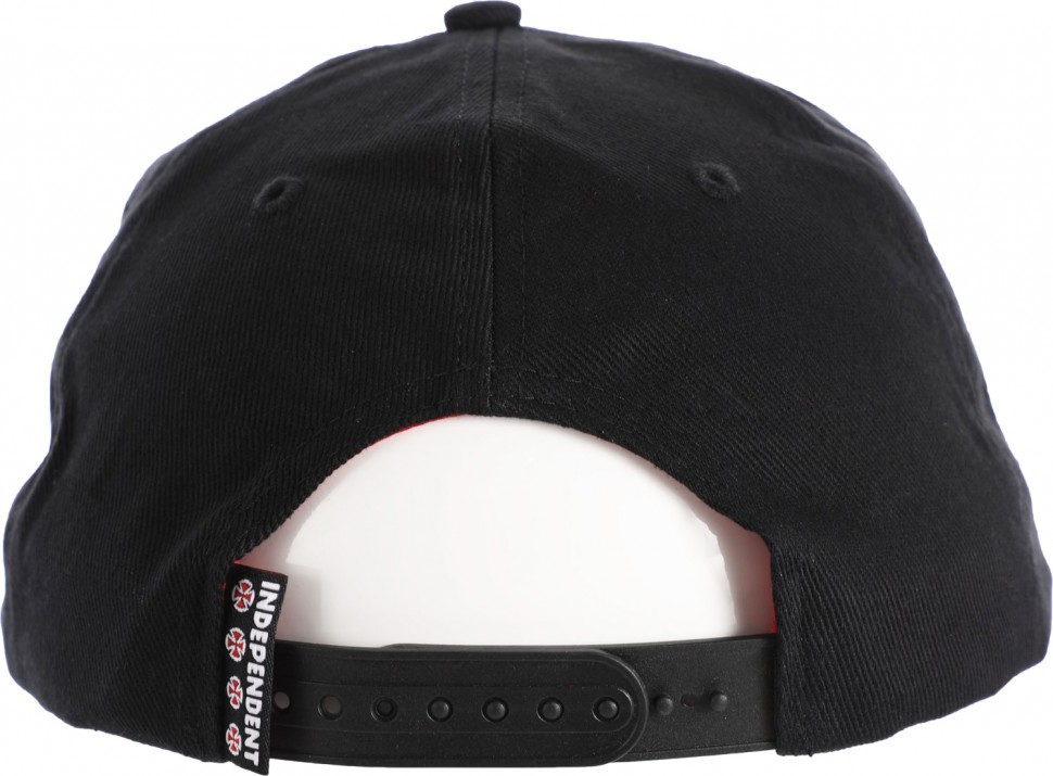 Кепка Independent x Thrasher Pentagram Cross Adjustable Snapback Hat Black фото 2