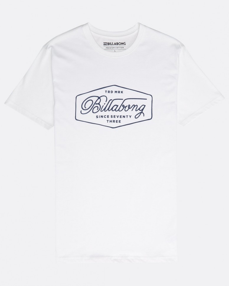 Футболка мужская BILLABONG Trademark Tee Ss White
