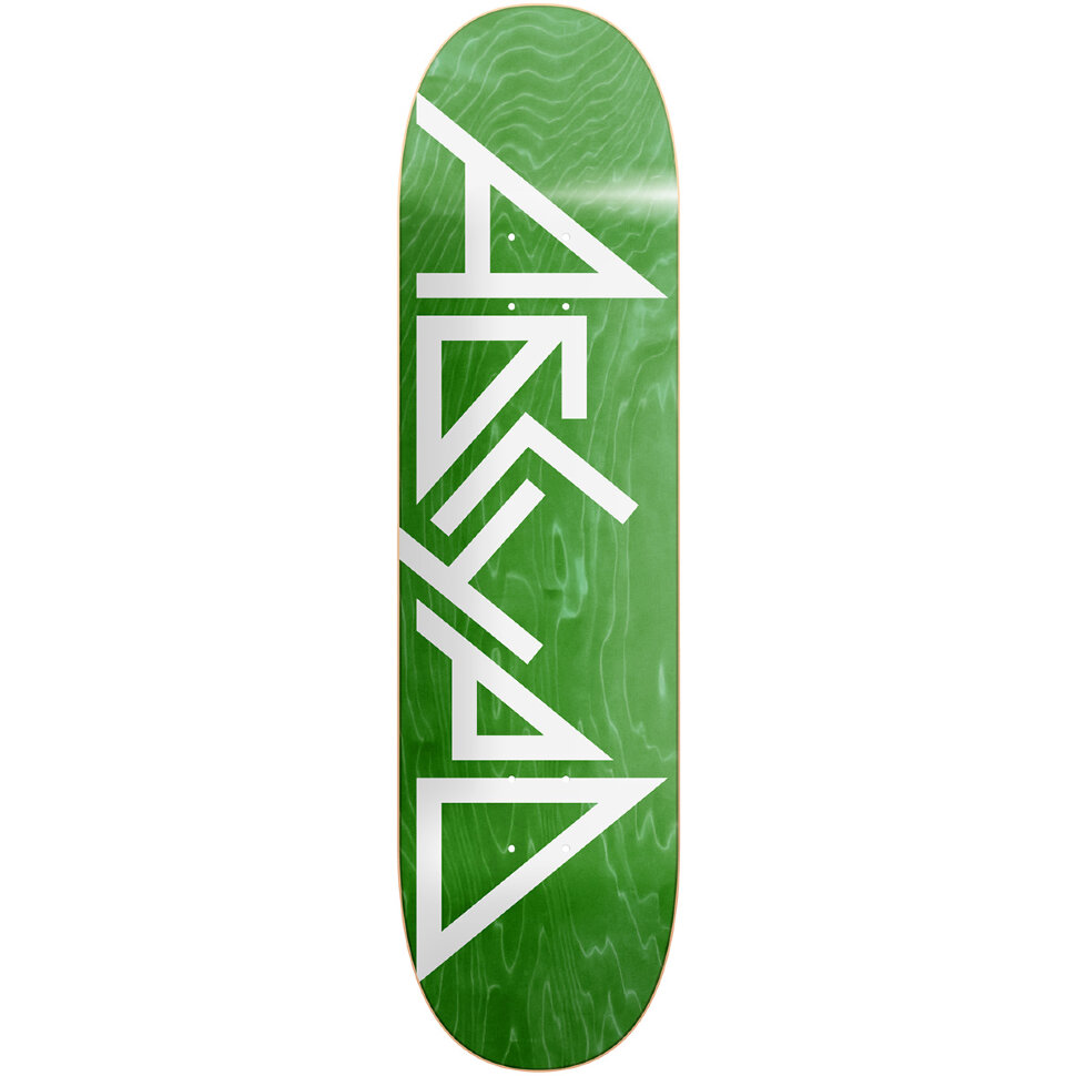 фото Дека для скейтборда абсурд logo green 8.5 дюйм 2021