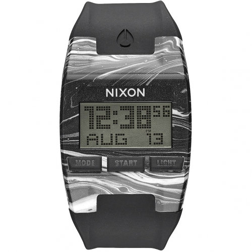 Часы NIXON Comp A/S Marbled Black/White